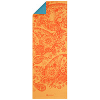 Gaiam Reversible Elephant Yoga Mat (6mm) Reverse flat