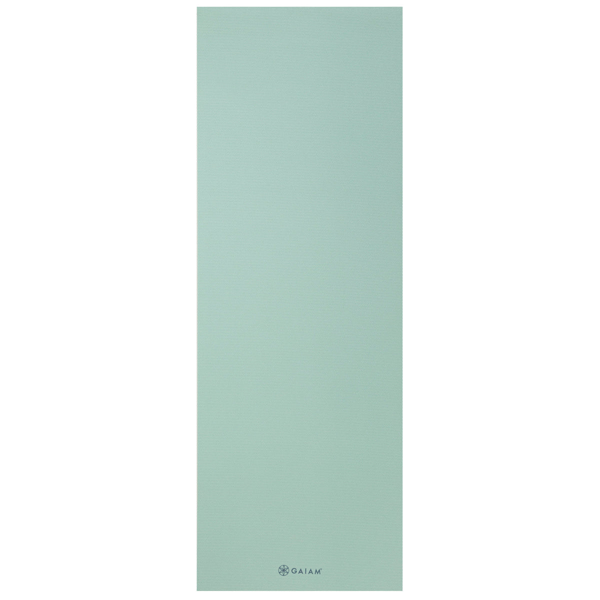 Gaiam Classic Solid Color Yoga Mats (5mm) Morning Dew color unrolled