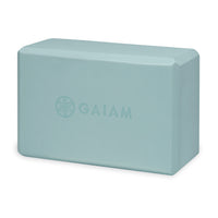 Gaiam Yoga Essentials Block Morning Dew front angle